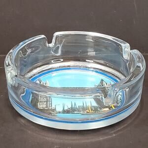 Vtg Souvenir Tower London Bridge Ashtray 4.25" Collectible Decor